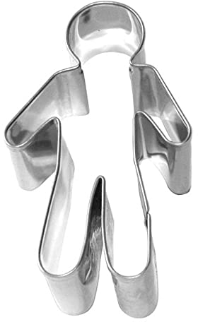 Ausstecher Junge Mann Keksausstecher Plätzchenform, Edelstahl rostfrei, 6.5 cm