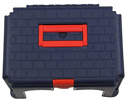 SecureFix Direct Large Horse Riding Grooming Box Blue (Equestrian Tack Tray Removable Insert)
