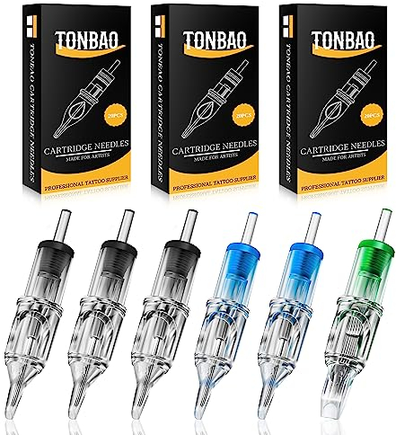 Mix RL RS M1 - TONBAO 60 Stück #12 3RL 5RL 7RL 3RS 5RS 7M1 Mixed Round Shader Mag