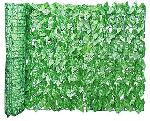 smashing Künstliche Hecke, Balkon Efeu Garten Sichtschutz, Sichtschutzhecke Roll Ausziehbarer Zaun, Hecken Zaun Und Künstliche Efeu Blatt Dekoration Für Garten, Balkon Und Terrasse