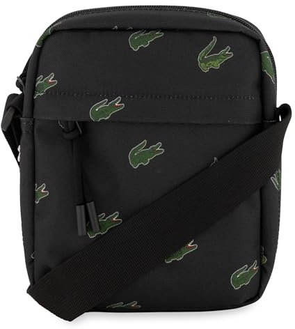 Lacoste Herren Beuteltasche VERTICAL CAMERA BAG, Handtasche,Umhängetasche,Schulterriemen,Tunnelzug,DUNKELBLAU (L24),Einheitsgröße (One Size)
