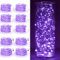 Maxee 10 Stück 3M Lila LED Lichterkette Batterie, Wasserdicht für DIY, Party, Stimmung Lichter, Weihnachtsdeko, Innen- und Außenbereich Deko, 4 Stück Quadratische + 6 Stück Flache Lichterkette