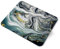 Destination Vinyl ltd Dark Ocean Ink Effect Marble Effect Flexible Rectangle 5mm Rubber Mouse Mat Pad Office Home Novelty Printed Desk Accessory #52802