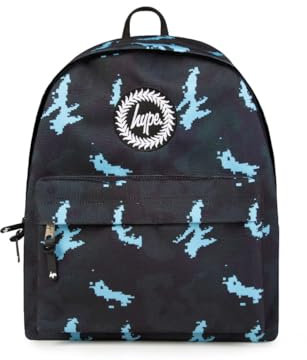 hype Unisex Kinder Black Didgie Tech Camo Rucksack