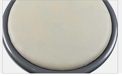 Home in Smart Sgabello Pieghevole Portatile in Metallo, 45x30 cm Multiuso, Sgabello Portatile con Sistema Anticaduta, Sgabelli Pieghevoli Salvaspazio, Sgabelli da Cucina (Rosso)