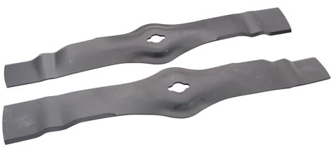 SECURA Jeu de lames (éjection) compatible avec John Deere LT160 (107cm) Tracteur de pelouse