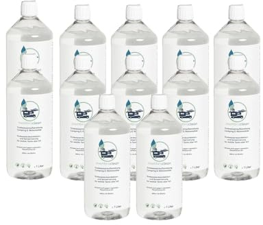 12x 1 Liter membraclean Trinkwasseraufbereitung Camping & Wohnmobile - Die effektive Lösung für sicheres Trinkwasser unterwegs! - Reinigung, Biofilmabbau, Trinkwasseraufbereitung und Konservierung
