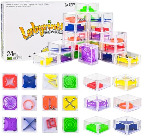 Faburo Pack 24 Rompecabezas Niño para Regalos Cumpleaños Niños Colegio Detalles Cumpleaños Infantil | Relleno Piñata | Regalitos Invitados | Regalos Alumnos Primaria Juguetes Educativo 3~6 años