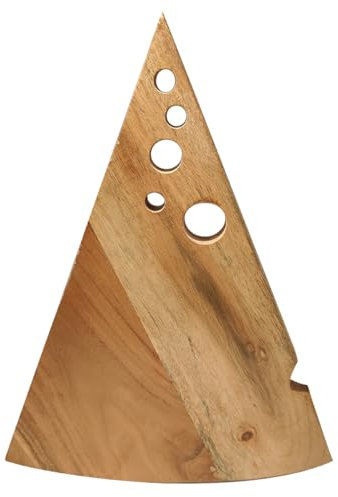 ORIGEN Home Decor Tabla Quesos Utensilios | Tabla Marrón - 29x22x2cm Hecha de Madera de Alta Calidad