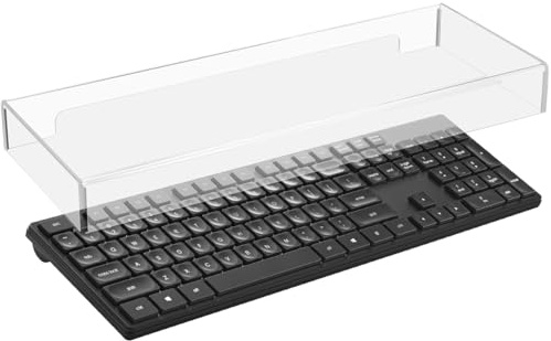 BESPORTBLE Acryl Tastaturabdeckung 18.90X7.09X1.97In wasserdichte Tastaturschutz Hülle Transparent Staubschutz Für Pc Tastatur Haushalt Schutz