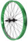 KHE Prism BMX Vorderrad, 20 Zoll, 38mm Felge, Grün Eloxiert, 10mm Achse, 36 Loch