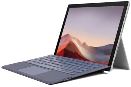 Teclado Surface Pro 12 [inglés QWERTY] para Microsoft Surface Pro 12, Teclado Bluetooth retroiluminado, Enlace magnético, Funda Recargable con Panel táctil (Grey)
