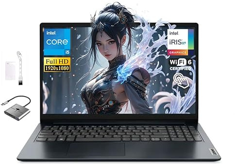 Lenovo IdeaPad - Computer portatile touchscreen FHD da 15,6, Intel Core i5-1335U (10-Core fino a 4,6 GHz) 16 GB RAM 1 TB SSD, scheda grafica Intel Iris Xe, batteria a lunga durata, WiFi 6 Win11, per