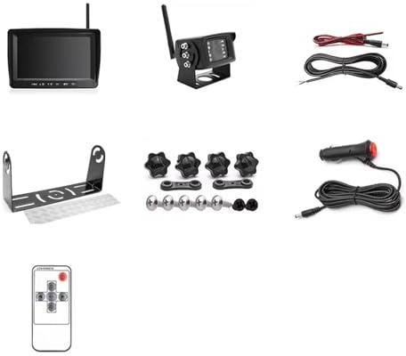 Parkkamera 1280x720 Definition AHD Drahtlose LKW DVR Monitor 7 Nacht Für Vision Backup Recorder WiFi Kamera Für Bus Auto(1 Cameras)