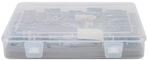 Lot de 30 Pieds-de-Biche Multifonctions pour Machine à Coudre, Accessoires de Couture en Métal pour Quilting, Fermeture Éclair, Perles et Dentelle, Compatible Machines Domestiques