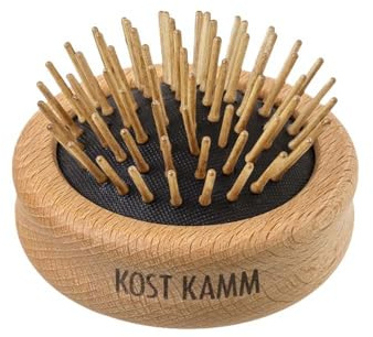 Kost Kamm Pop-Up Bürste, mit Holznoppen Buche, Ø7cm