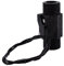 AC 220V Interrupteur de Débit d'Eau à Piston Capteur d'Eau Magnétique Vertical/Horizontal en Plastique Noir EFS-04P