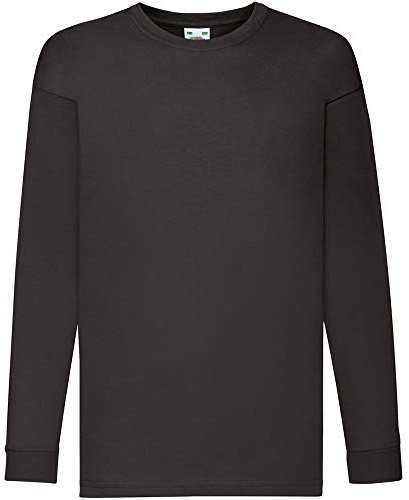 Fruit of the Loom Valueweight Children's Long-Sleeve T-Shirt Choice of Colours - Multicolour - 0-3 Months