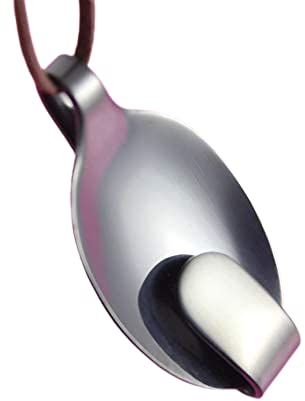 Besteck Schmuck Schwarzer Anhänger Löffel Schmuck