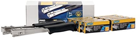 Rapid Hammertacker R19, Schlagtacker - Vorteilspaket mit 2 x R19 Hammertacker und 40.000 Klammern Typ 13 6mm