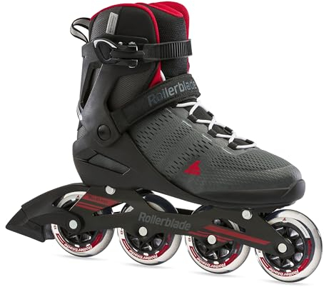 Rollerblade Spark 84 Inline Skate 2022 Dark Grey/red, 41