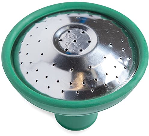 CUQOO Universal Watering Can Rose Head - Durable Sprinkler Attachment with Rubber Nozzle & Nickel-Plated Face, Fits All Watering Cans, Perfect for Indoor & Outdoor Garden Plants