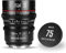 MEKE 75mm T2.1 Super 35 Prime Objetivo de Enfoque Manual Cinema para cámara EF-Mount Cine Compatible con Canon C200 C300 II, Red Komodo, BMPCC 6K, Z CAM E2-S6 BMPCC 6K Pro