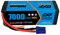 DXF 1 Paquets Batterie lipo 4s 7000mah 100c - Haute Performance pour Voitures rc 1/10 et 1/8 - lipo 4s Compatible avec emaxx, Bandit, rustler, axial, Tamiya et Plus - Tension 14,8v, connecteur EC5