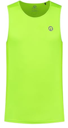 Rogelli Core - Sport-Singlet - Ärmelloses Laufshirt - Herren | Rundhals - Ärmellos - Reflektierende Akzente