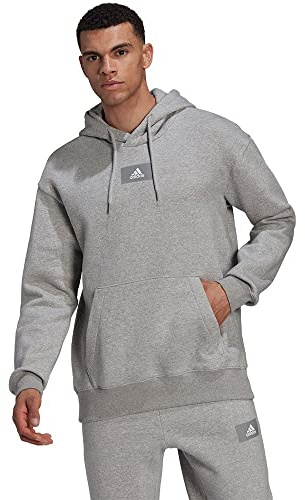 Adidas HK2830 M FV HD Sweatshirt Men's medium grey heather Size M