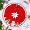 Hianjoo Gonna Albero di Natale, Tappetino per Copertura Base Albero di Natale per Ornamento Natalizio per Decorazioni Natalizie per Feste di Natale (Babbo Natale Style, 48 pollici/120 cm)