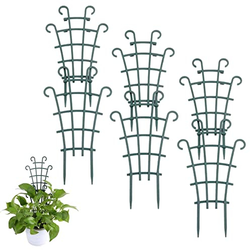 Fowybe Pflanzenspalier für Kletterpflanzen im Innenbereich, DIY Spalier für Zimmerpflanzen stapelbar, Rebenpflanzenstütze für Erbsen, Gemüse, Clematis