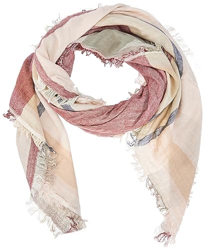 camel active Damen Feiner Webschal aus weichem Baumwollmix Rosé-Braun womenswear-OS
