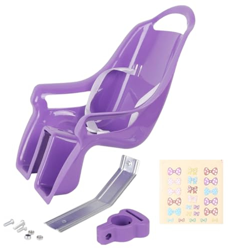 Puppenfahrradsitz Für Mädchenfahrrad, Fahrradzubehör Für Mädchen, Fördern Sie Fantasie Babypuppen-Fahrradträger, Kinderfahrrad Set Geschenke Für Kinder