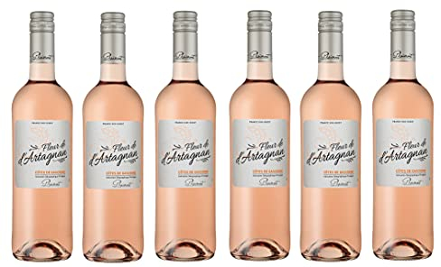 6x 0,75l - Fleur de d'Artagnan - Rosé - Côtes de Gascogne I.G.P. - Frankreich - Rosé-Wein trocken