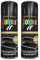 PNJB, Matt Black Color Aerosol Spray Paint Can 250 ML, Fast Dry Excellent Coverage Adhesion- BLACK MATT Spray Paint Auto DIY Purpose Color Aerosol (2 Pcs)