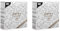Papstar, 50 Servietten ROYAL Collection 1/4-Falz 40 cm x 40 cm grau Damascato, #85005 (Packung mit 2)