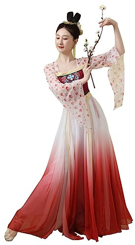 ROYAL SMEELA Robe Traditionnelle Chinoise Hanfu Femme Longue Style Chinois Costume Cosplay Carnaval Adulte