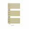 NRG Designer Prefilled Electric Heated Towel Rail Radiator Manual Bathroom Ladder Warmer Brushed Brass 824x500mm - 400Watt