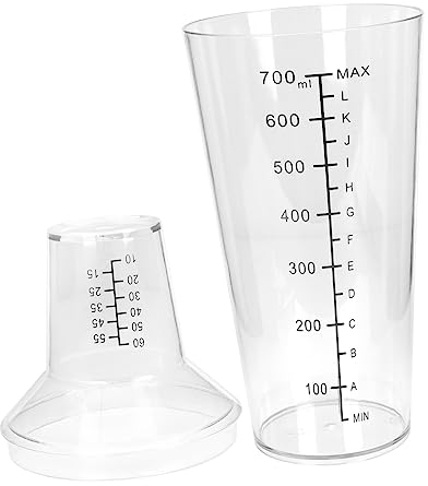 MILISTEN Coctelera a Prueba de Fugas de 700 Ml Coctelera de Mano para Bar Taza para Hacer Cócteles