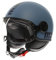 MOMODESIGN - FGTR CLASSIC E2206, Jet-Helm, offener Helm für Motorräder und Motorroller, für Männer und Frauen, Matt Dusty Blue/Blue, XS