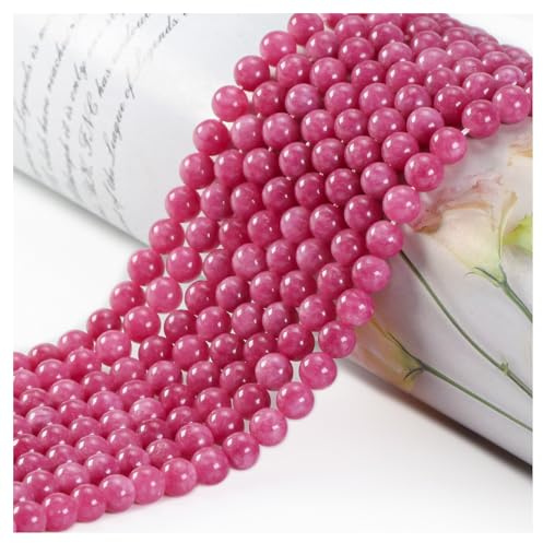 Beads for Jewelry Making,4mm Round Crystal Beads,85pcs Argentine Rhodolite Crystal Beads for Jewellery Making,Gemstone Beads,Stone Beads,Jewellery Making Beads