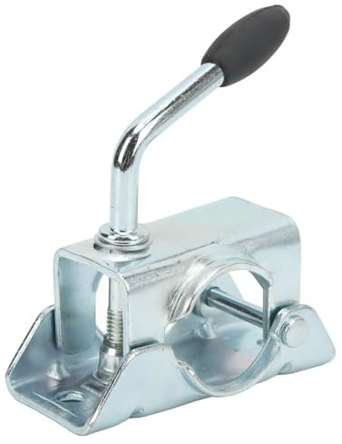 Abrazadera de Gato para Diámetro de Tubería de 48 mm/1, 89 Pulgadas,Soporte de Fijación de Rueda Abrazadera de Rueda Guía de Pata de Remolque