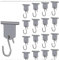 MplehDa Ganci per Tende da Campeggio, 16 Pezzi Gancio per Tendalino Camper, Ganci per Tende a S, Gancio per Tenda da Sole per Camper, per Camper, Roulotte, Campeggio, Giardino, Decorazione Natalizia