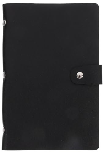 STOBOK Receipt Holder Ticket Holder Album Receipt Organizer Receipt Memory Holder Concert Ticket Album Memories Scrapbook Collection Storage Book Paper Folders Props Black
