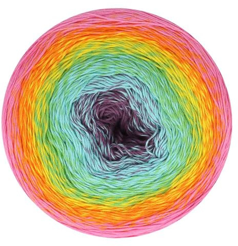 Scheepjes Cotton Whirl 1x1000m - 711 Sprinkles, 100% Baumwolle