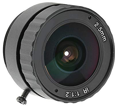 2,5 Mm 3MP Mount CS -Kamera -Objektiv, High Definition -, Festes Objektiv, Lebendiges und Klares Bild, Objektive Aufzeichnung und Reflexion der Bewegungsgeschwindigkeit und