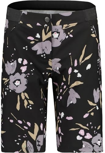 Maloja Damen AnemonaM. Printed MTB Hose kurz, Gravel stripeflower, L