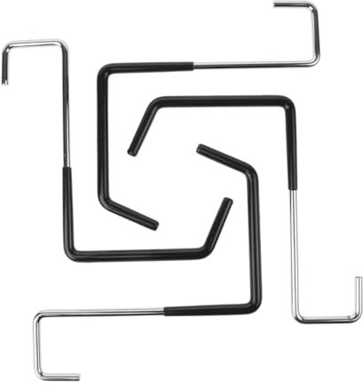 DIYEAH 4piezas Ganchos Grandes Resistentes Para Garaje Bicicletas Escaleras y Colgar La Pared Ganchos De Almacenamiento De Pared Para Colgar