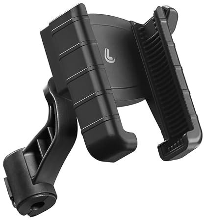 Lampa 91579 Smart Scooter Grip, porta telefono per specchietto o parabrezza, universale per scooter, compatibile con tubi diametro 9-14 mm